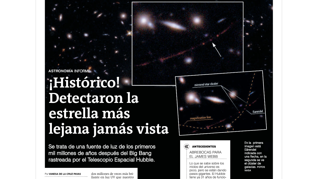 ¿Qué significa el descubrimiento de la estrella más lejana jamás vista?